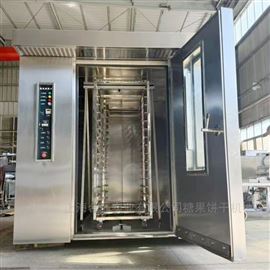 HQ-200型64盤雙推車旋轉(zhuǎn)爐 燃?xì)馊加蜔犸L(fēng)烤箱