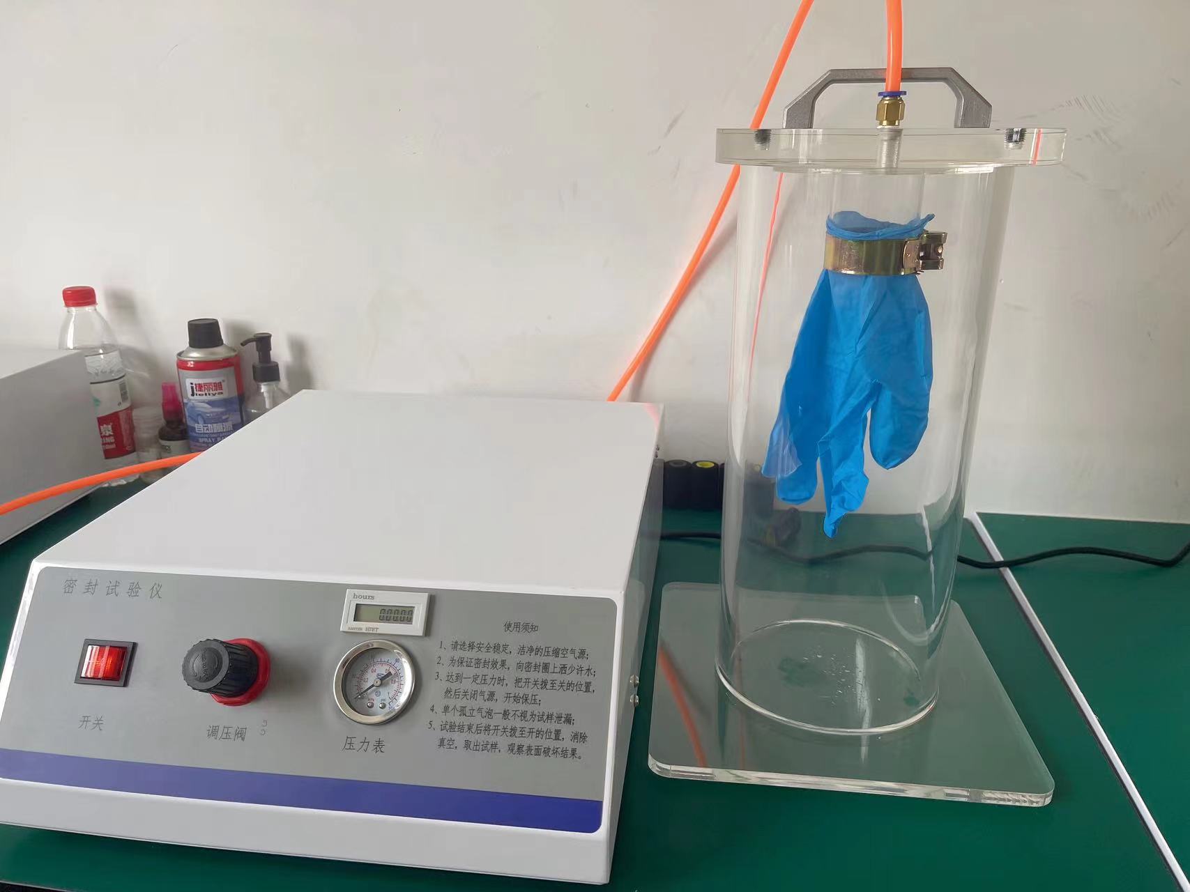 橡膠手套漏氣性能檢測儀